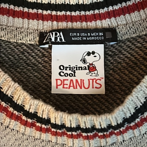 ZARA X PEANUTS Limited Edition Snoopy Sweater Vest - Picture 3 of 9
